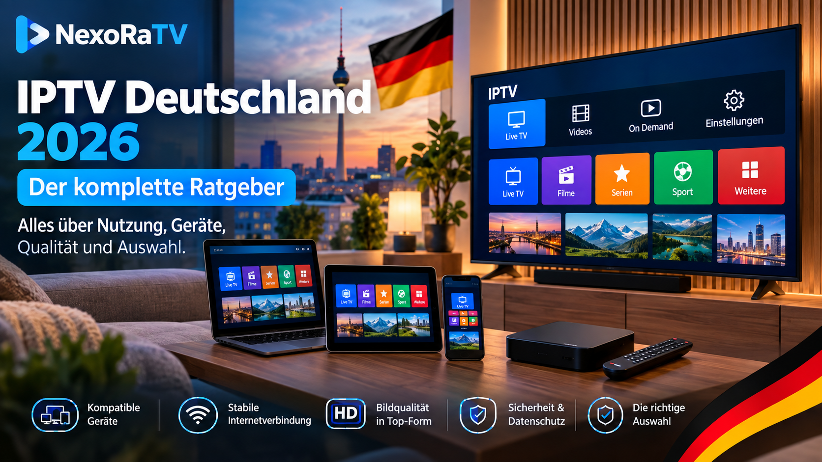 IPTV Deutschland 2026: Der komplette Ratgeber